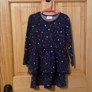 Size 5 Hanna Andersson long sleeve star dress